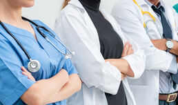 Медицински специалисти на протест