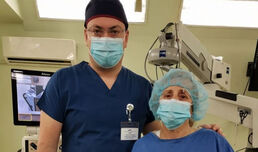 Благотворителна операция на пациентка с катаракта