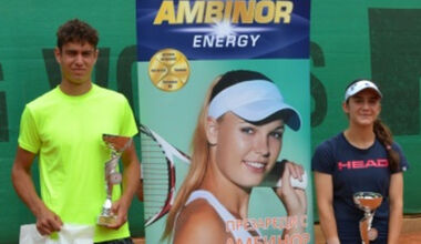 Динко Динев и Катерина Димитрова са шампионите на "Амбинор" за юноши и девойки