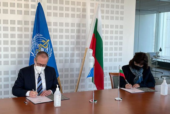 МЗ и Регионалният офис на СЗО за Европа подписаха двугодишно споразумение за сътрудничество