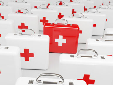 Протест на работещи в спешната помощ в София 