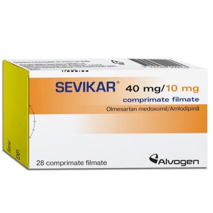 Sevikar 40 mg/10 mg comprimate filmate