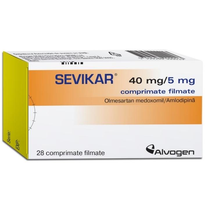 Sevikar 40 mg/5 mg comprimate filmate