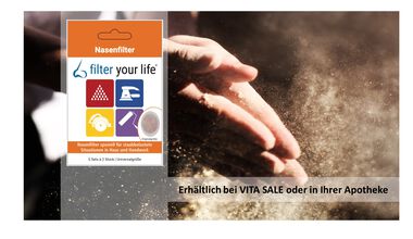 filter your life – Nasenfilter für Handwerker gegen Staub in der Nase