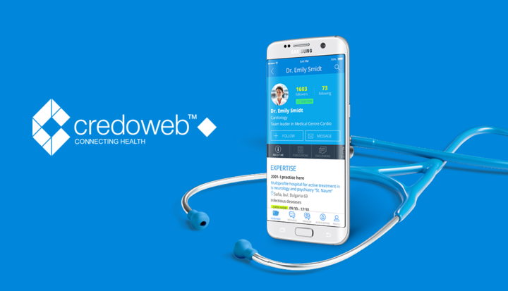 CredoWeb's mobile application - Android navigation