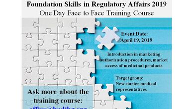 Foundation Skills in Regulatory Affairs - еднодневен трейнинг за медицински представители и експерти, дори без биомедицинско образование