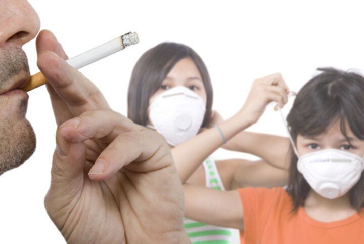 Passive smoking for children increases chronic lung risk
