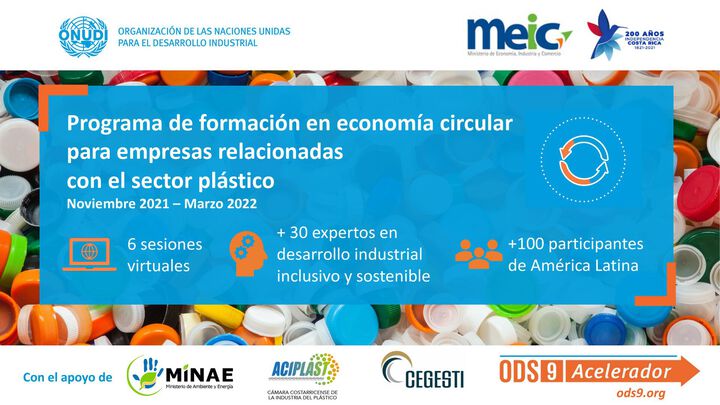 Costa Rica recibe cooperación internacional para promover prácticas de economía circular para empresas vinculadas con el sector del plástico