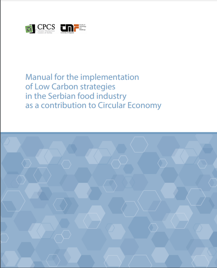 Manual para la implementación de estrategias bajas en carbono en la industria alimentaria de Serbia como contribución a la economía circular