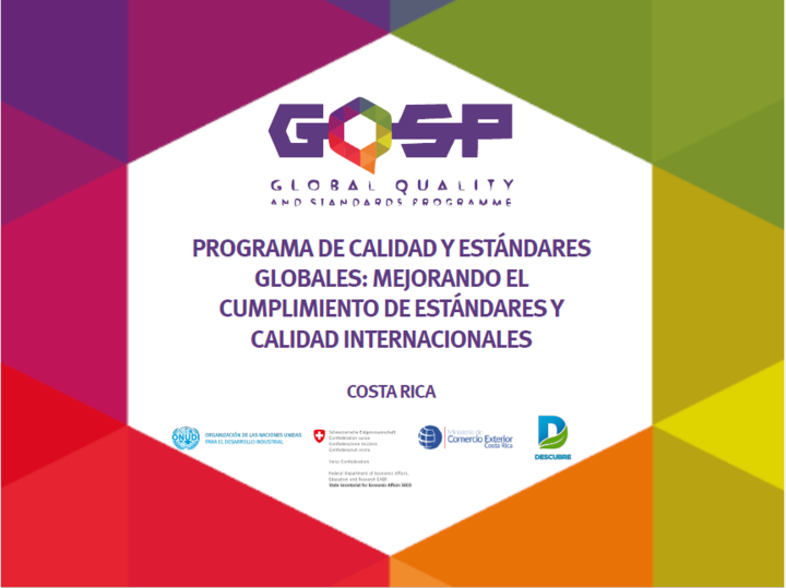 Programa de calidad y estándares globales: Mejorando el cumplimiento de estándares y calidad internacionales (GQSP)