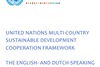 UNITED NATIONS MULTI-COUNTRY SUSTAINABLE DEVELOPMENT COOPERATION FRAMEWORK THE ENGLISH- AND DUTCH-SPEAKING CARIBBEAN 2022-2026