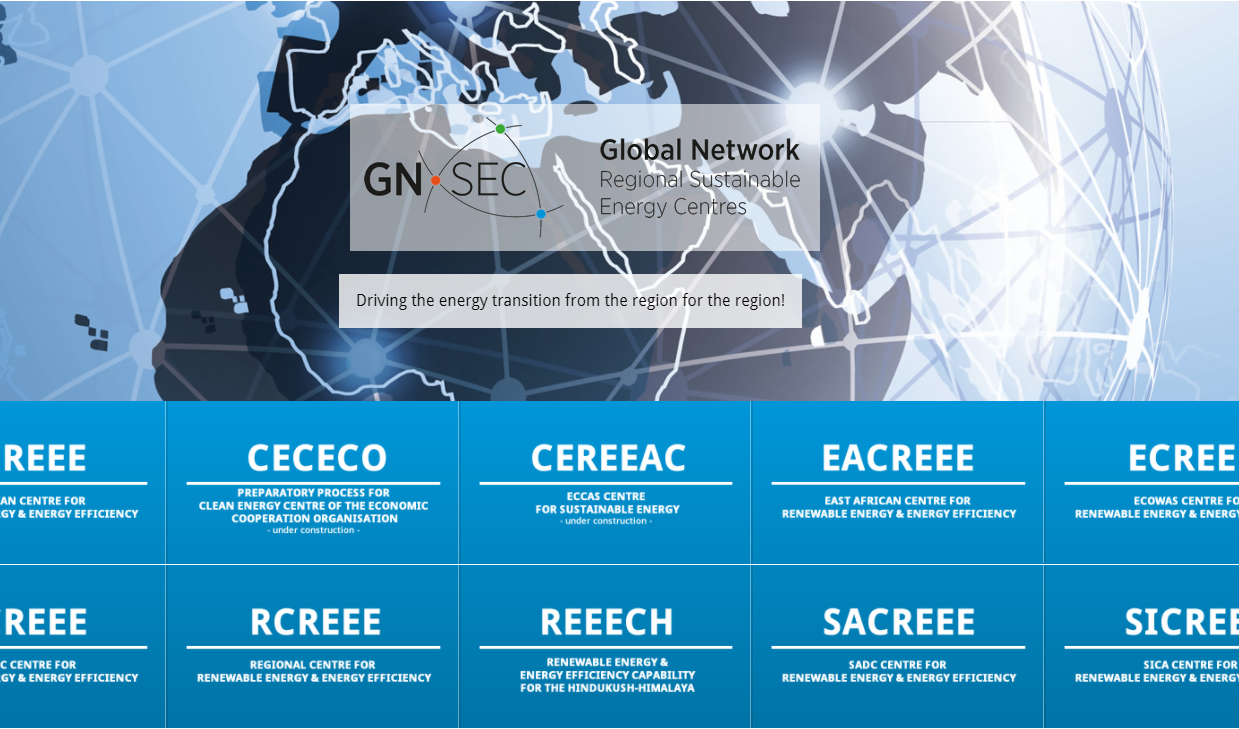  Red Mundial de Centros Regionales de Energía Sostenible (GN-SEC)