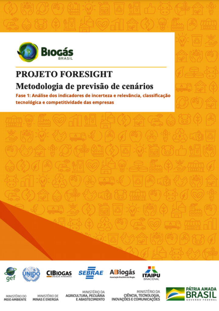 Proyecto de Prospectiva: Estudio de los Índices de Incertidumbre y Relevancia para el desarrollo de equipos y servicios para el sector del Biogás en el Estado de Paraná